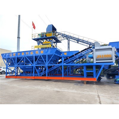 Torr mobil betongtillsatsanläggning