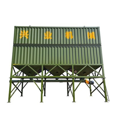 Horisontell stålcementsilo